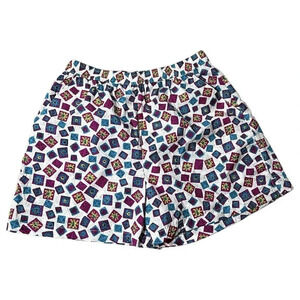 VTG Cheetah Sport Mens Board Shorts Swim Trunks Abstract Geometric 90s Size XL